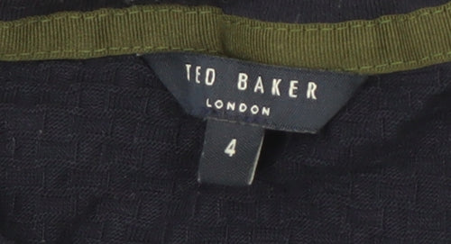 Ted Baker Men's Blue Cotton Crew Neck T-Shirt M