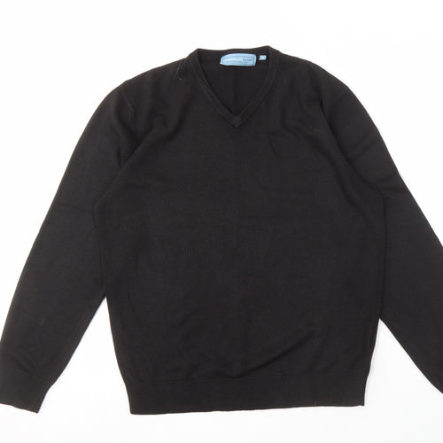 Greenwoods Escape Men's Black V-Neck Pullover M