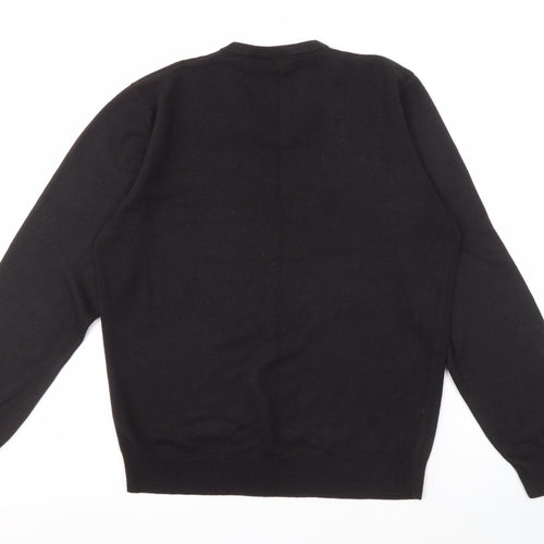 Greenwoods Escape Men's Black V-Neck Pullover M