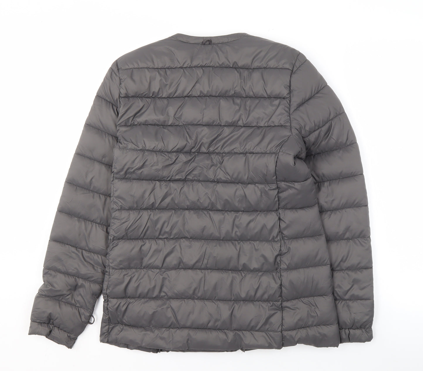 Seasalt Women's Grey Puffer Jacket Size 8 - Lightweight and Warm