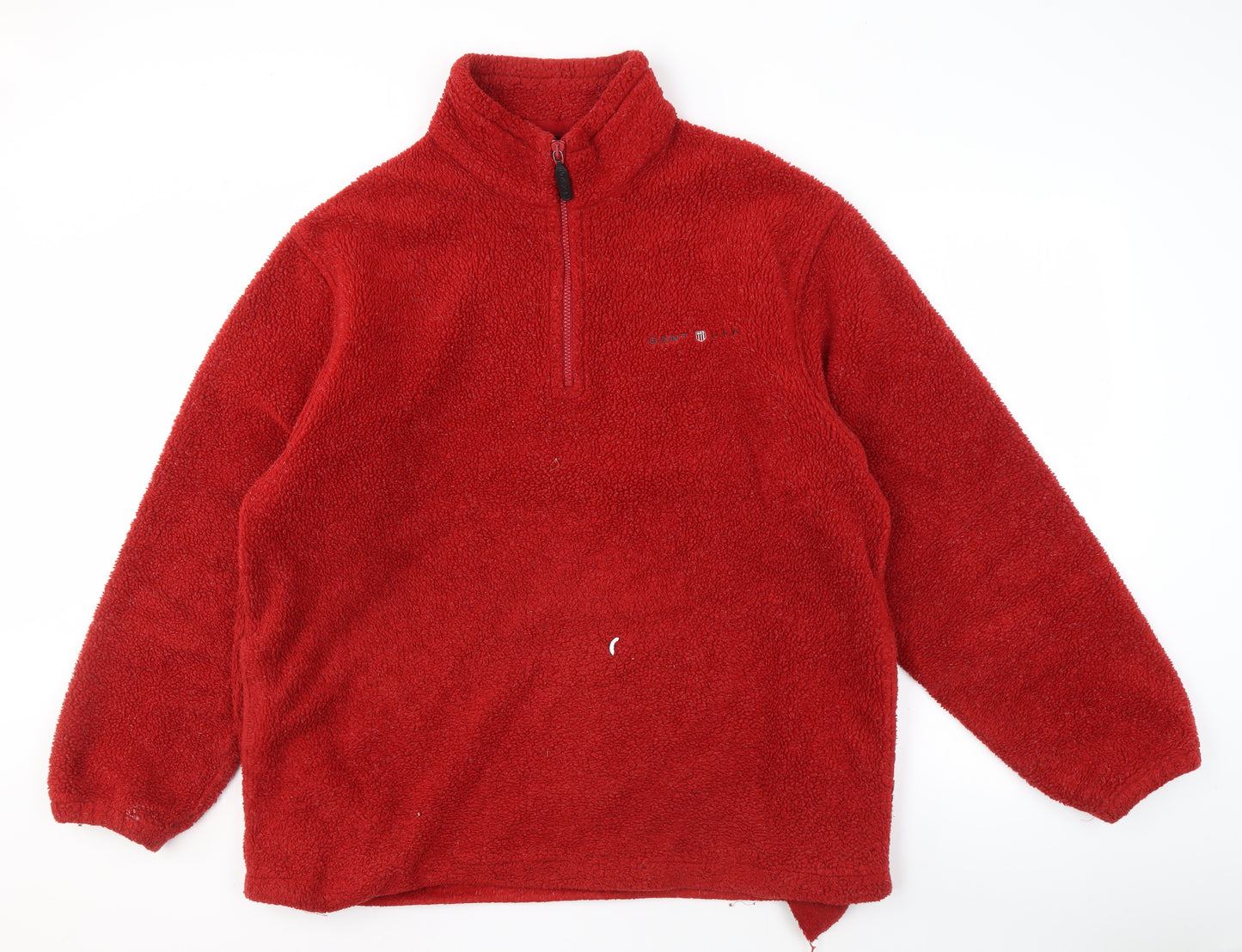 GANT Sport Men's Red Fleece Pullover Sweatshirt L