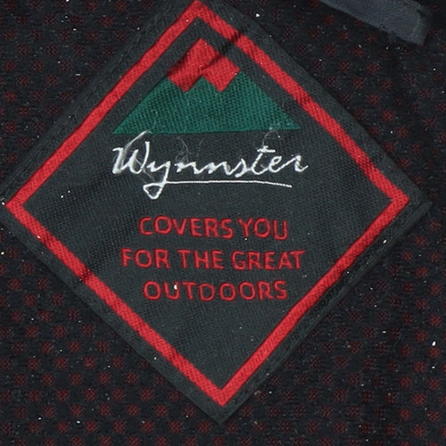Wynster Unisex Red Fleece Windbreaker Jacket