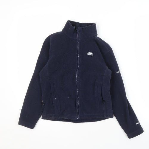 Trespass Boys Blue Fleece Activewear Jacket Size 7-8