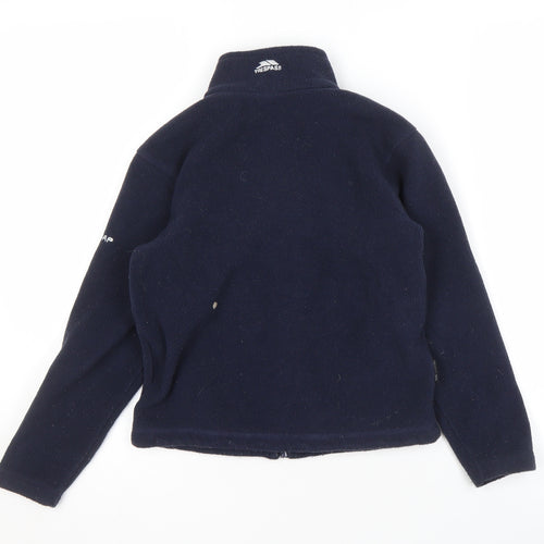 Trespass Boys Blue Fleece Activewear Jacket Size 7-8