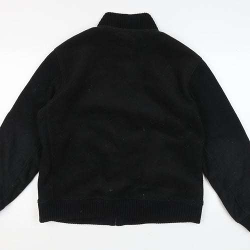Dunnes Men's Black Fleece Jacket - Large, Casual Wear