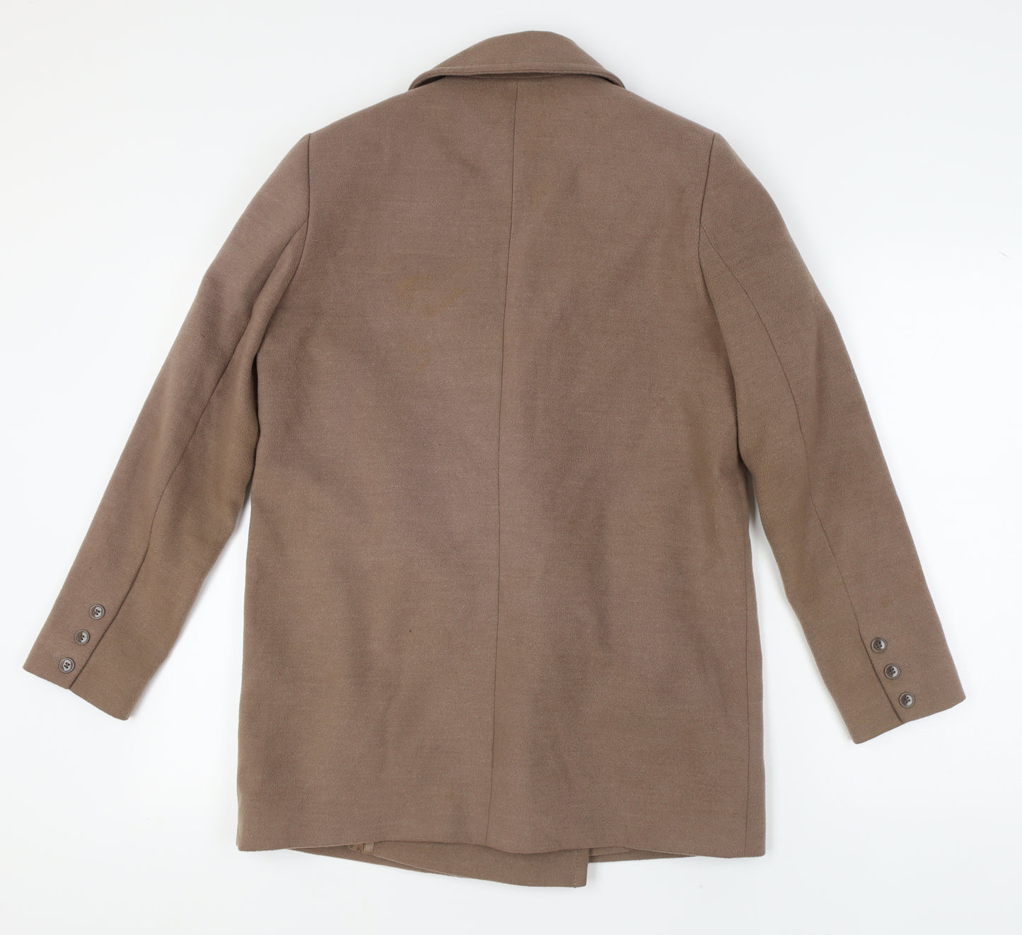 ASOS Women's Brown Mid-Length Overcoat Size 10