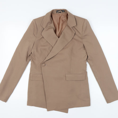 PrettyLittleThing Women's Brown Blazer Size 8