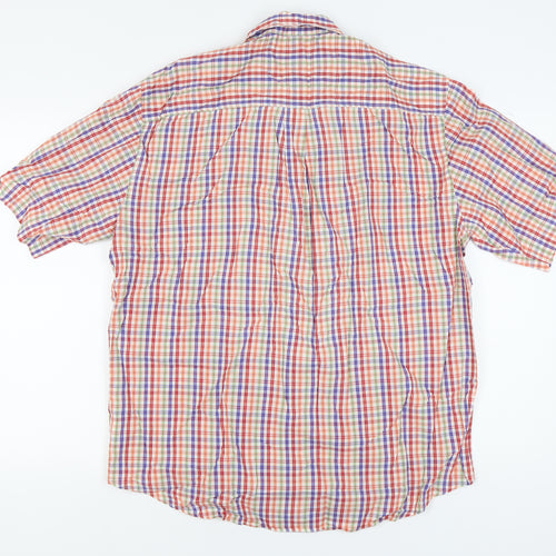 Next Men's Multicoloured L Check Button-Up Shirt