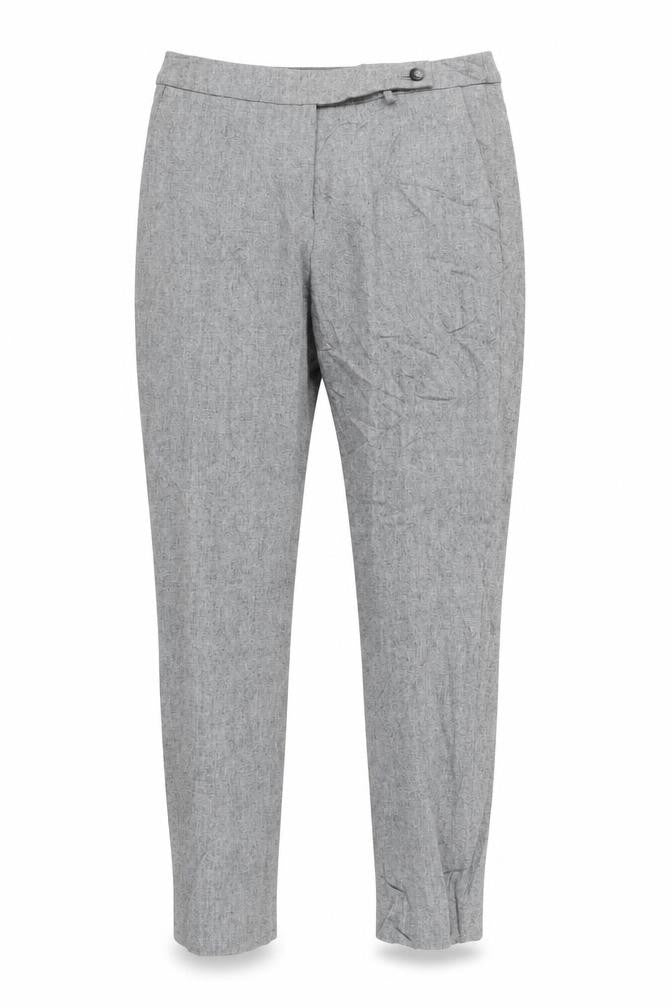 Front view of Pure Collection Women's Grey Trousers, size 10