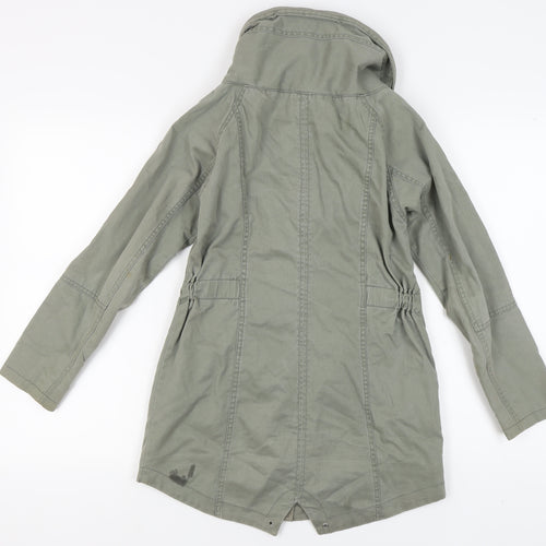 Next Girls Green Parka Jacket 11 Years