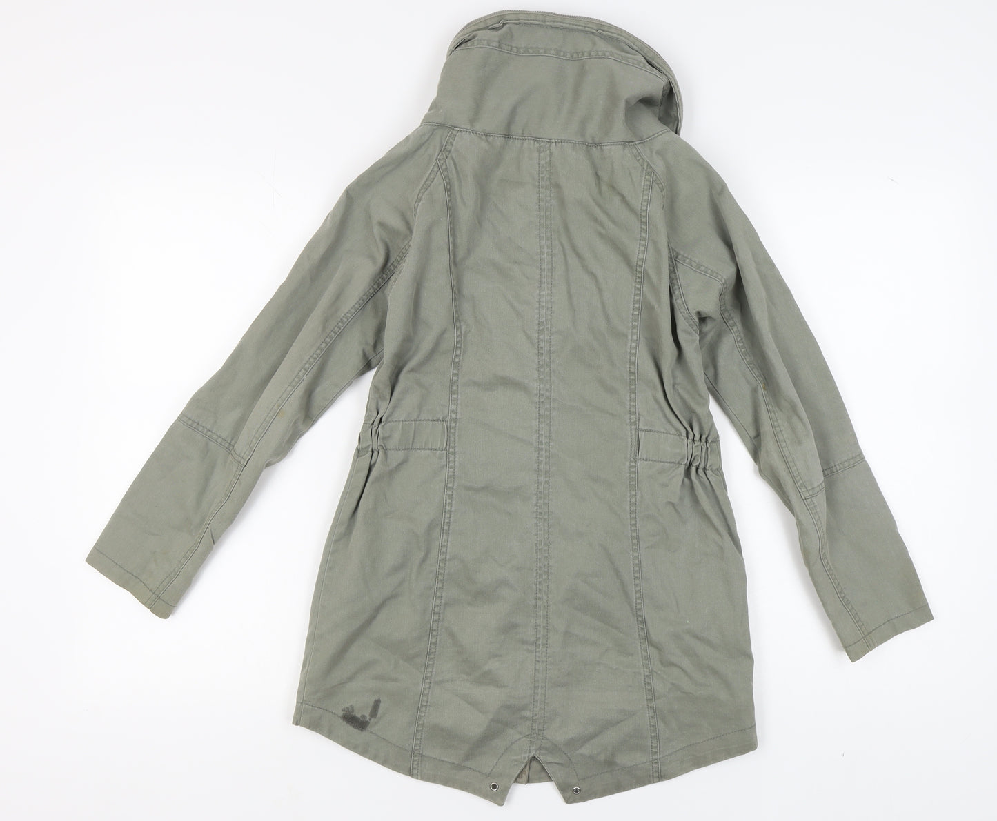 Next Girls Green Parka Jacket 11 Years