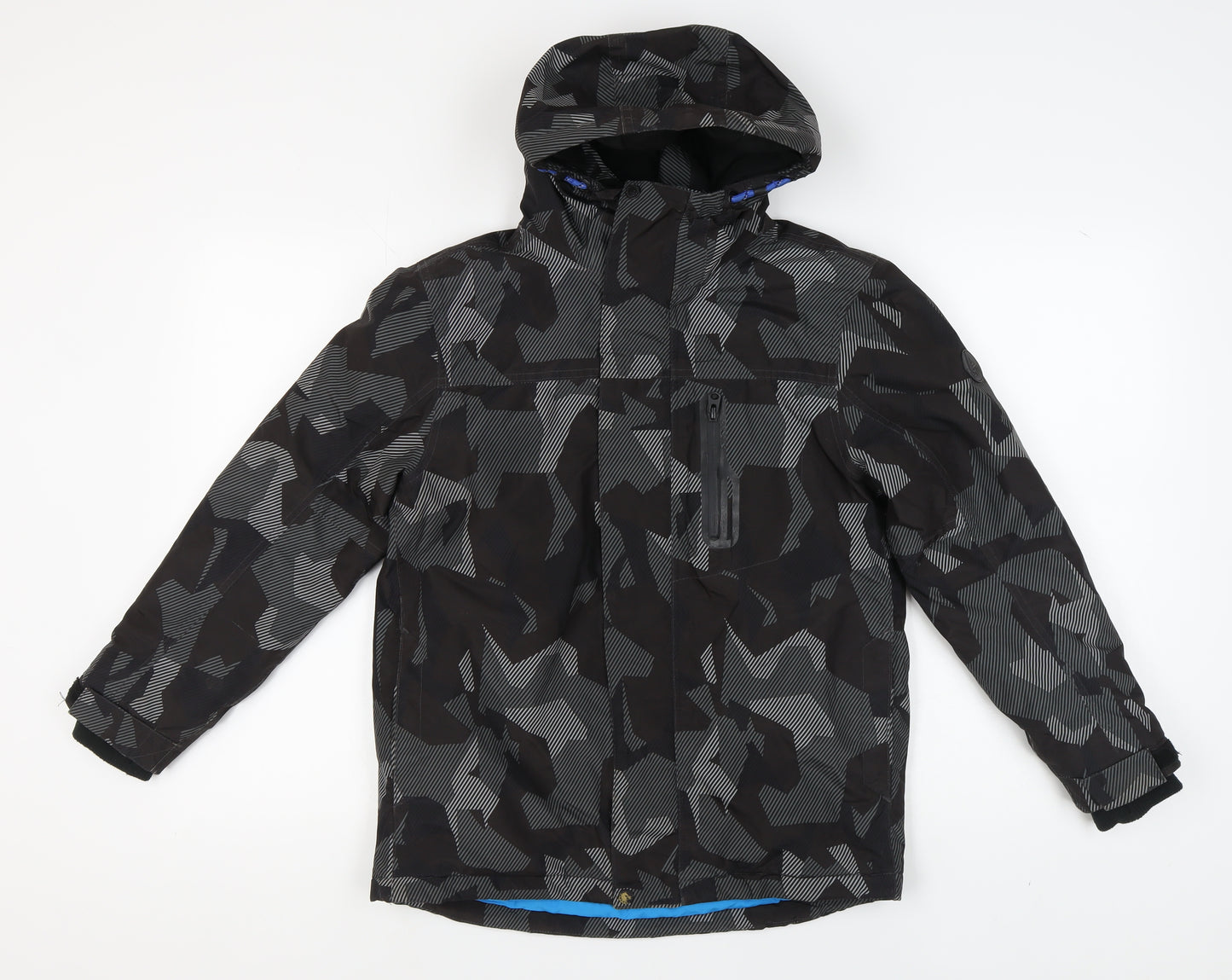 Next Boys Black Camouflage Puffer Jacket - 12 Years - Winter