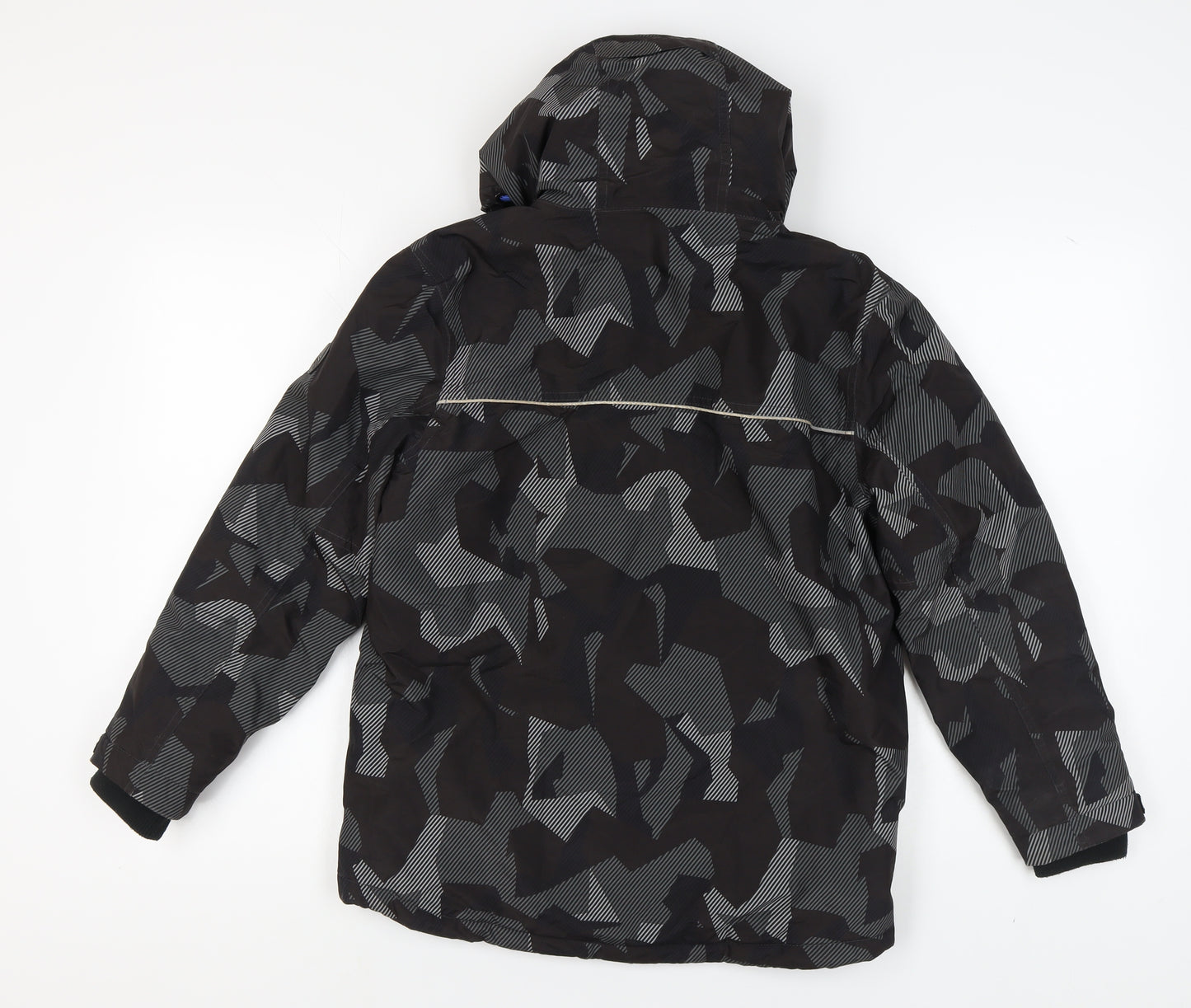 Next Boys Black Camouflage Puffer Jacket - 12 Years - Winter