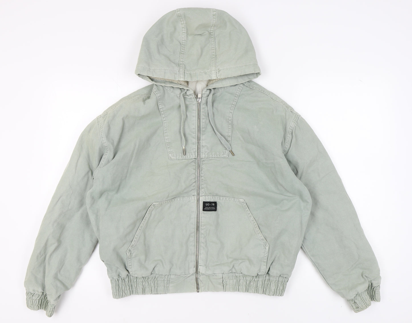 BDG Urban Outfitters Women's Green Hooded Jacket S