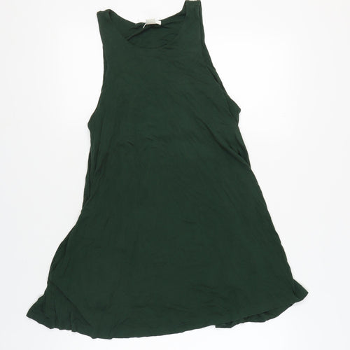 H&M Women's Green Tank Dress Sleeveless Size S