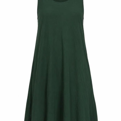 H&M Women's Green Tank Dress Sleeveless Size S