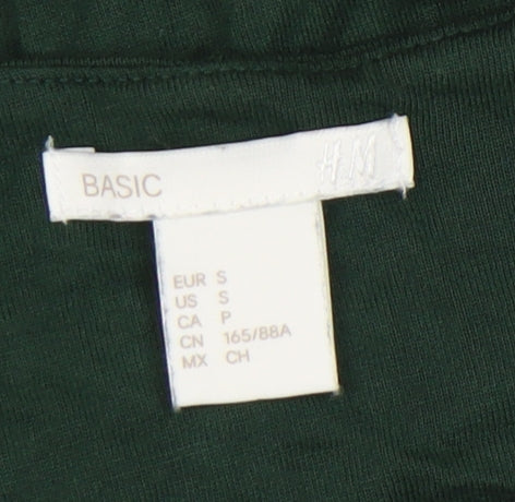 H&M Women's Green Tank Dress Sleeveless Size S