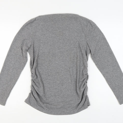 C&A Women's Grey Knit Jumper Size L