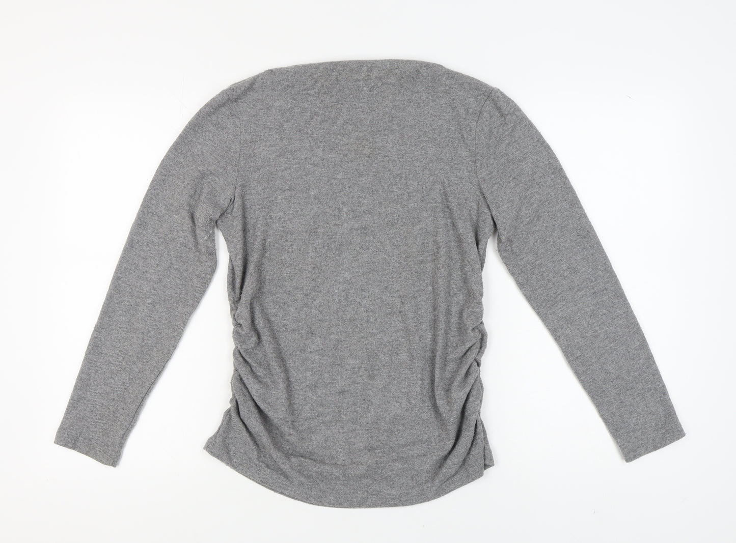 C&A Women's Grey Knit Jumper Size L