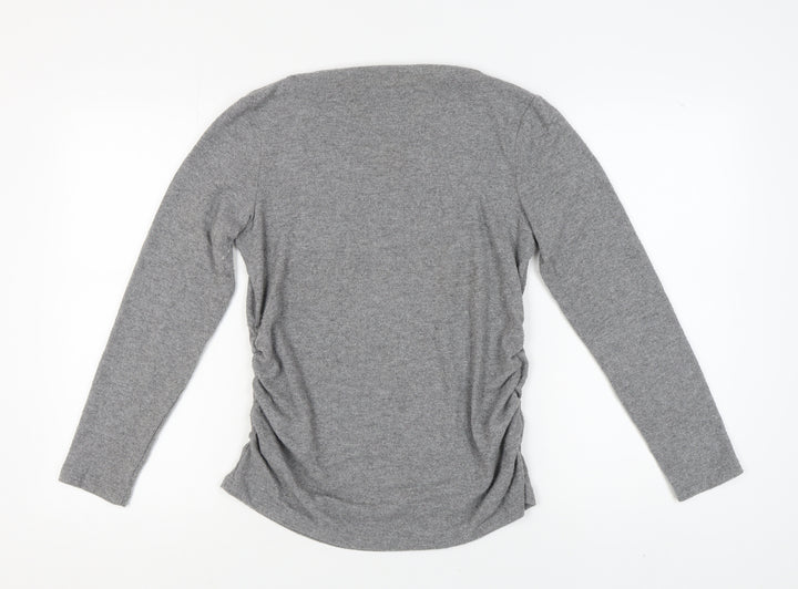 C&A Women's Grey Knit Jumper Size L