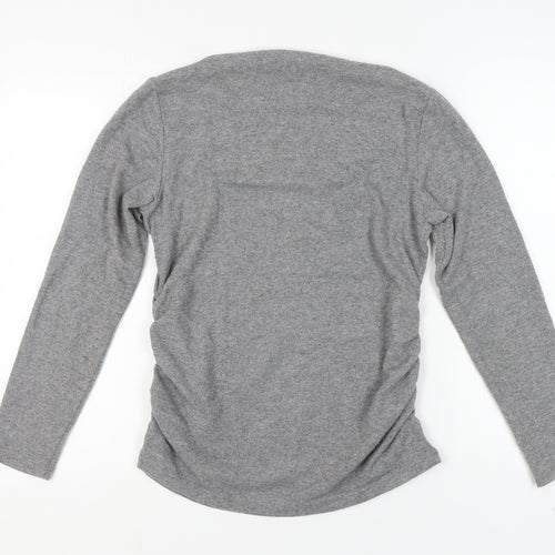 C&A Women's Grey Knit Jumper Size L