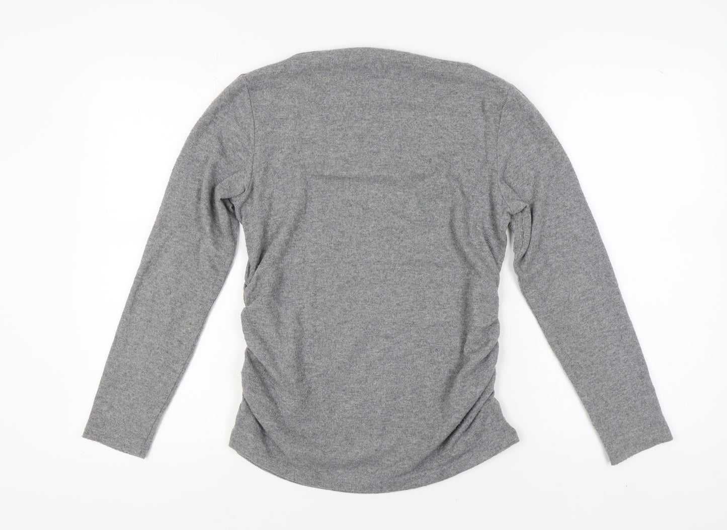 C&A Women's Grey Knit Jumper Size L