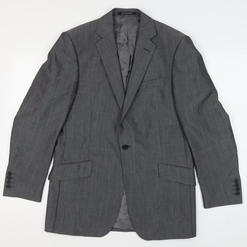 Richard James Grey Wool Blazer, Men's 40 R Jacket
