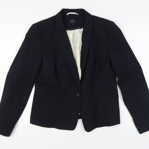 Marks and Spencer Women's Black Blazer UK Size 14