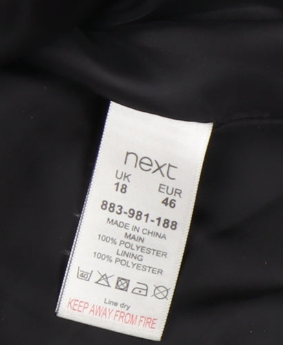 Next Women's Black Puffer Jacket Size 18