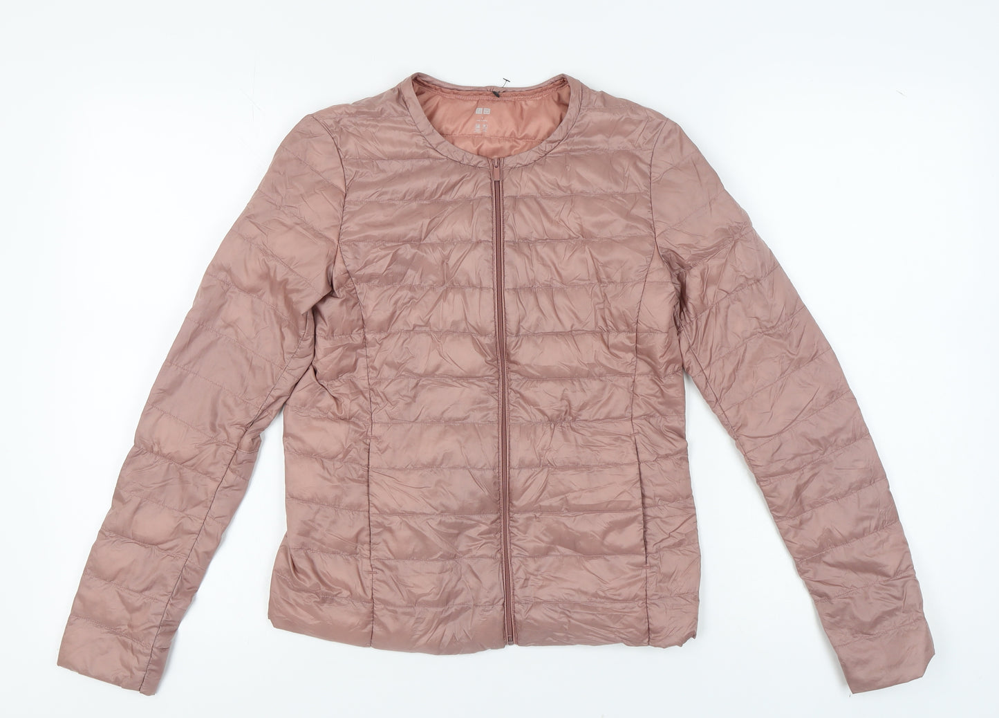 Uniqlo Women's Pink Puffer Jacket S - Winter Essential