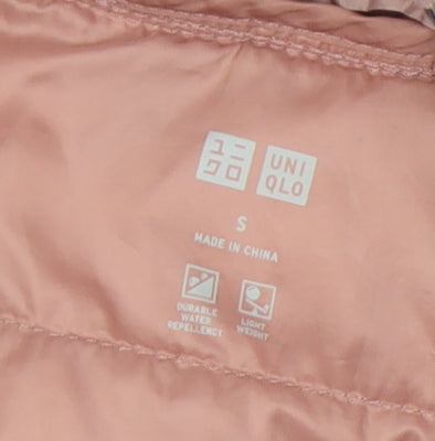 Uniqlo Women's Pink Puffer Jacket S - Winter Essential