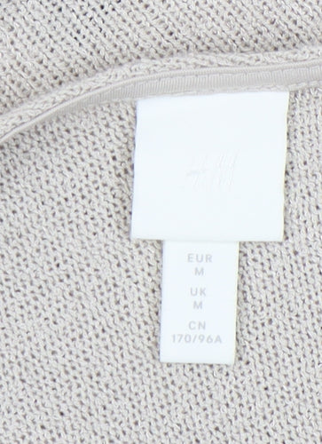 H&M Beige V-Neck Women’s Pullover Jumper M