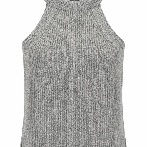 Madewell Women's Grey Knit Tank 2XS Mock Neck Slim