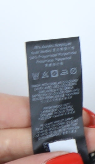 Mennace Unisex Striped Chunky Knit Jumper M