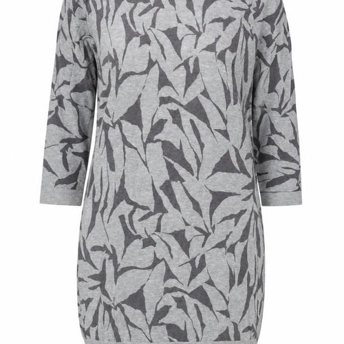 Marks and Spencer Women Grey 3/4 Sleeve Knit Dress