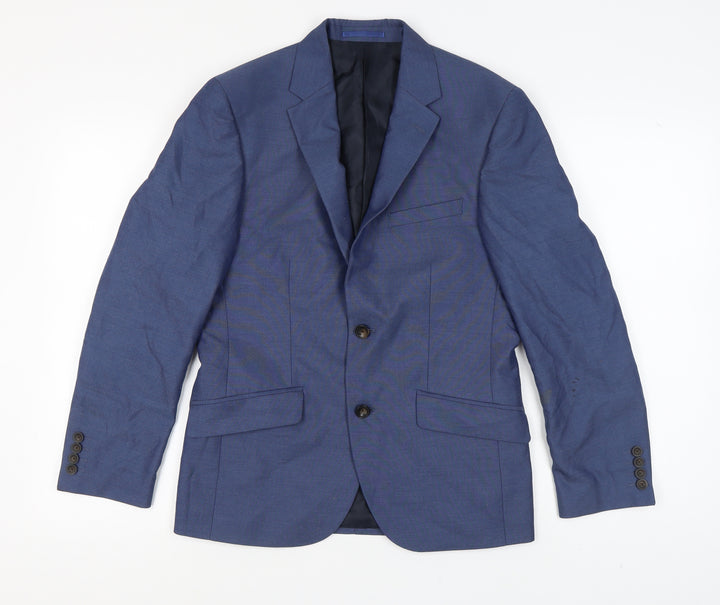 Marks and Spencer Men's Blue Blazer 36 Short