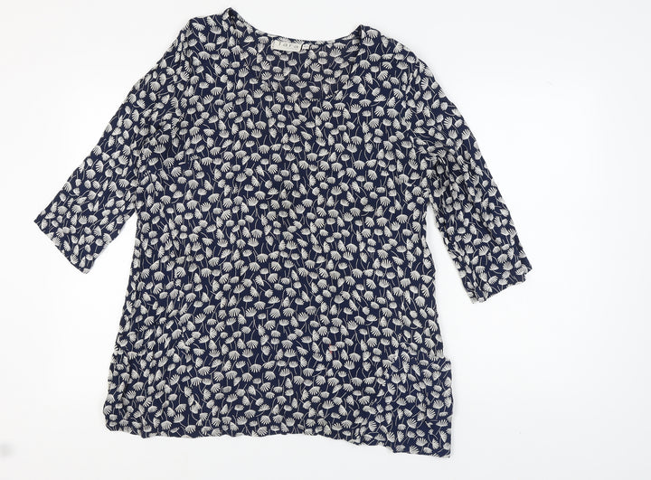 Tara Clothing Women’s Blue Floral Blouse M