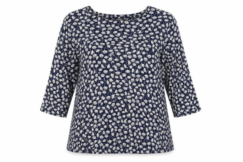 Tara Clothing Women’s Blue Floral Blouse M