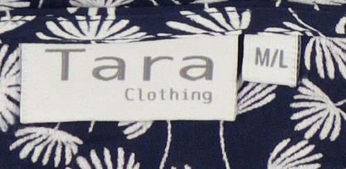 Tara Clothing Women’s Blue Floral Blouse M
