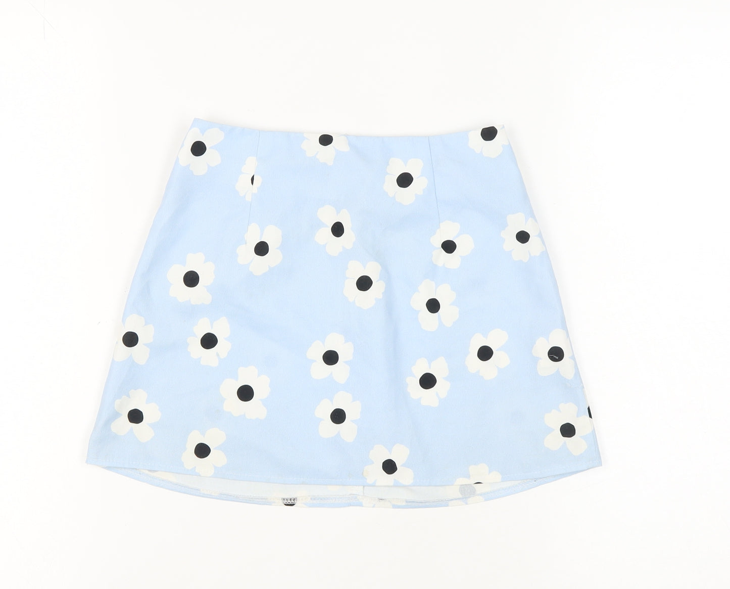 Princess Polly Women's Blue Floral Skirt Size 4