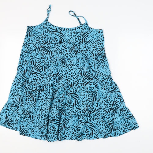 New Look Women's Blue Animal Print Camisole M