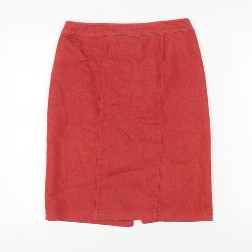 Dorothy Perkins Women's Red Pencil Skirt Size 12