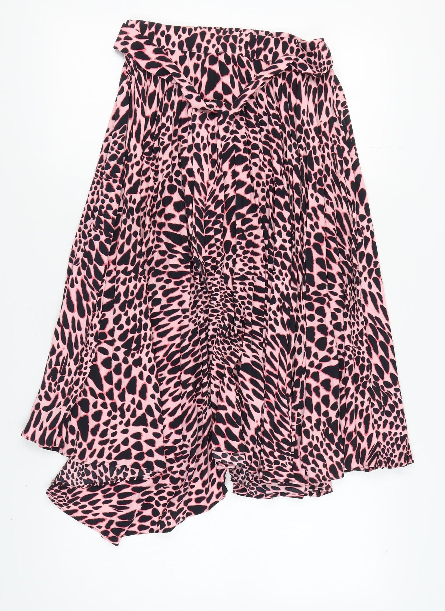 Topshop Women's Multicoloured Animal Print Skirt Size 10
