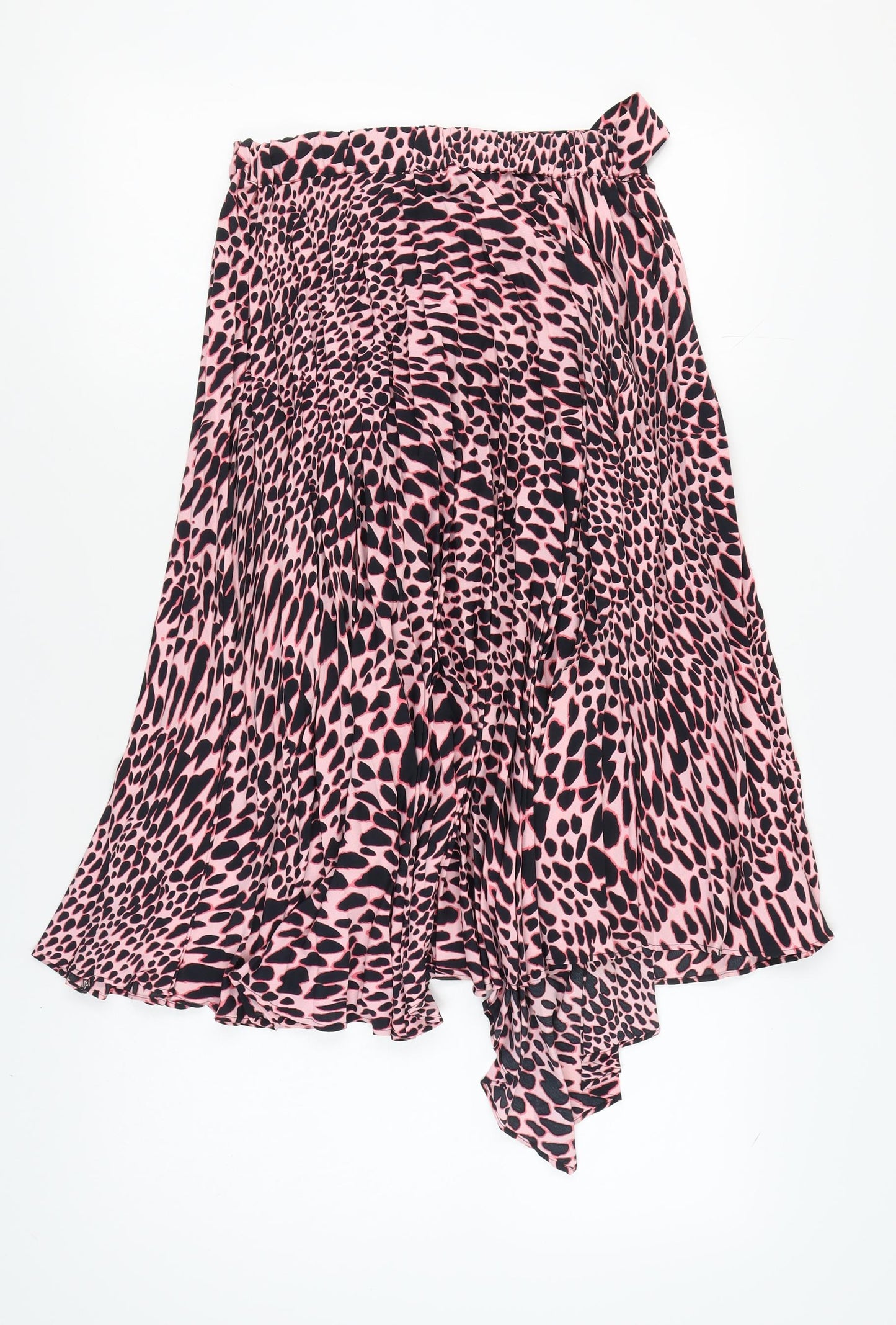 Topshop Women's Multicoloured Animal Print Skirt Size 10