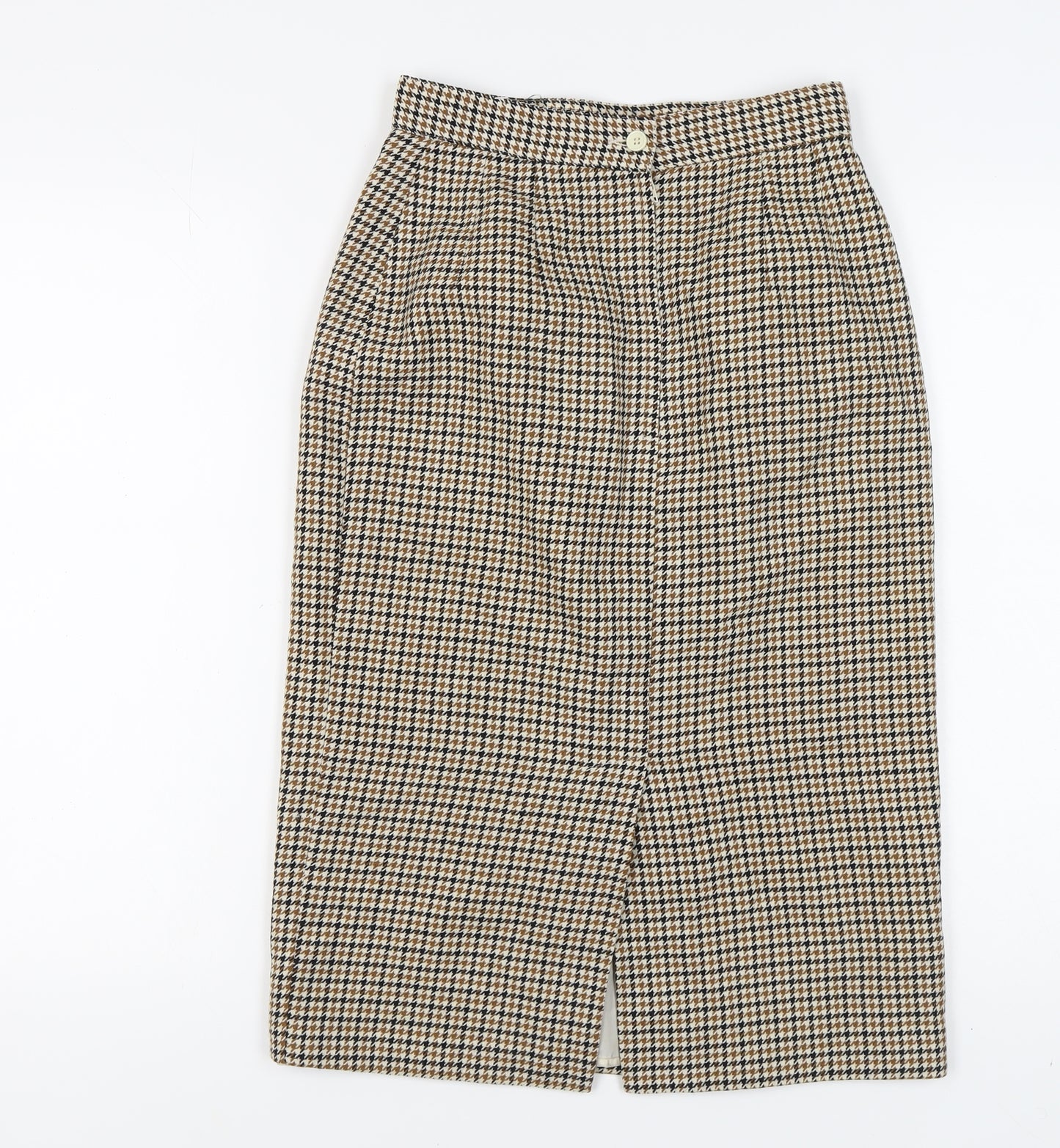 Giorgio Women's Herringbone Wool Pencil Skirt Size 10
