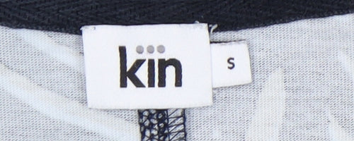 Kin Women's Black Floral Shift Dress Size S