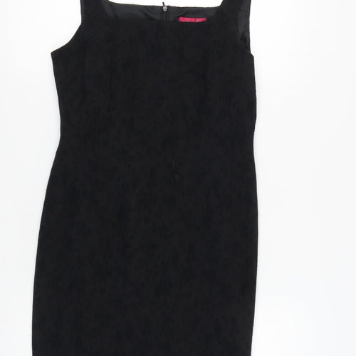 Richards Women's Black Dress, Size 12, Strappy Square Neck