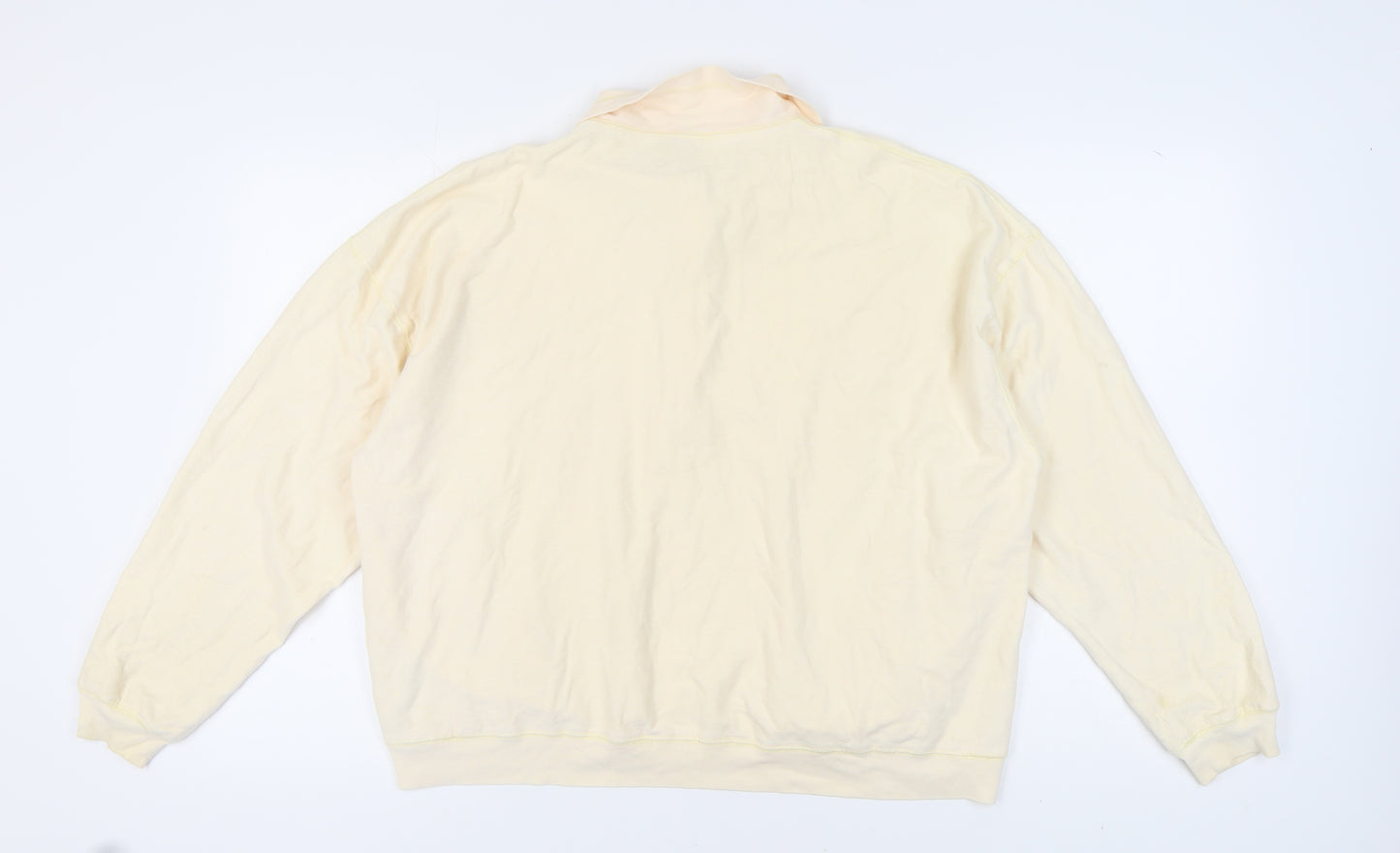 Urban Outfitters Women's Ivory Henley Sweatshirt S