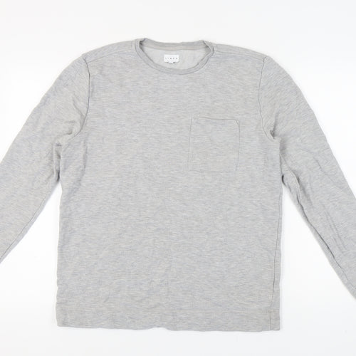 Linea Men's Grey Medium Pullover Sweatshirt
