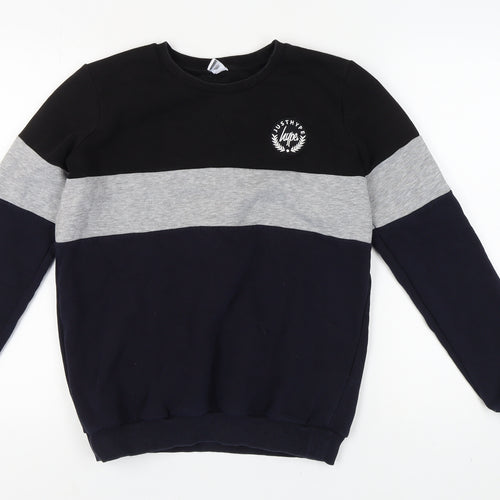 Hype Boys Colourblock Sweatshirt 14 Years Pullover